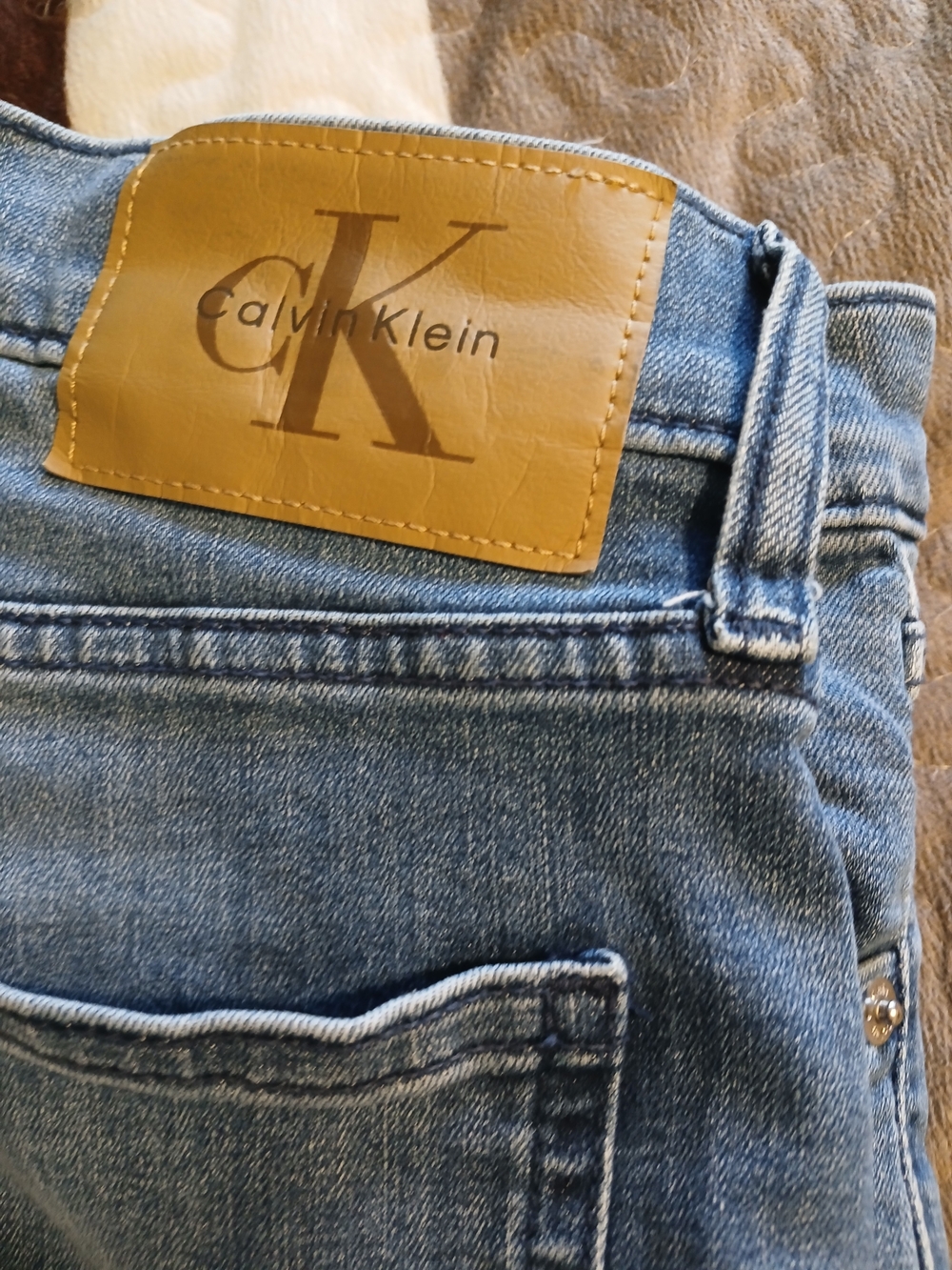 Calvin Klein Men’s Light Blue Denim Jeans